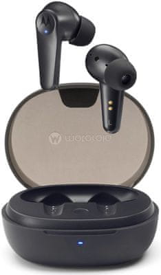  moderní bezdrátová sluchátka motorola MOTO BUDS 600 ANC stylové pouzdro hovory handsfree odolnost vodě nabíjecí pouzdro 