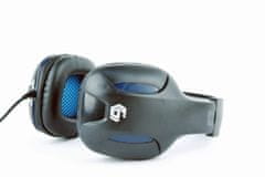 Gembird GHS-04 Gaming - Herní sluchátka s mikrofonem, černo-modrá