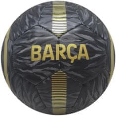 Fotbalový míč FC Barcelona vel. 5, černo-zlatý D-420
