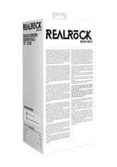 Shots Toys RealRock Realistic Vibrating Dildo with Balls 25cm Black vibrátor