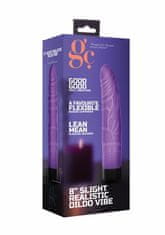 Shots Toys Shots 8 Inch Slight Realistic Dildo Vibe Purple vibrátor