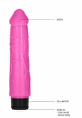 Shots Toys Shots 8 Inch Thick Realistic Dildo Vibe Pink vibrátor