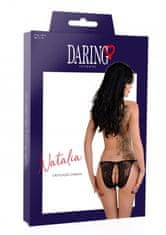 Daring Intimates Natalia black S/M - kalhotky s otevřeným rozkrokem