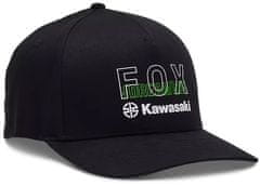 FOX kšiltovka FOX X KAWASAKI Flexfit černo-zelená L/XL