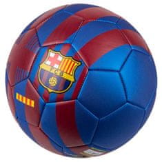 Fotbalový míč FC Barcelona s pruhy vel. 5, červeno-modrý D-422
