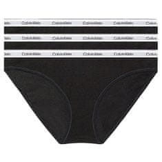Calvin Klein 3 PACK - dámské kalhotky Bikini QD5207E-UB1 (Velikost XL)