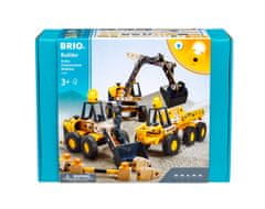 Brio Builder - stavební vozidla Volvo, 3 stroje