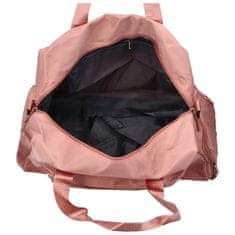 Delami Prostorná dámská cestovní taška Sáre, růžová