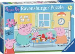 Ravensburger Puzzle Prasátko Peppa: Family Time 35 dílků