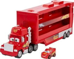 INTEREST Mattel Cars Mini transportér Mack nákladní kamión a Blesk McQueen.