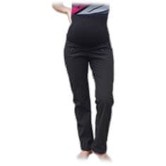 Jožánek Sportovní těhotenské oteplené softshellové kalhoty Sága - černé, vel. 40