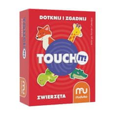 WOWO MUDUKO Touch it! Interaktivní Vzdělávací Karetní Hra pro Děti - Zvířata, 5+ let
