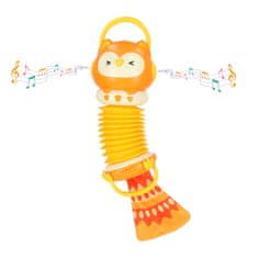 WOWO Oranžová Smyslová Hračka Harmony - Sova pro Děti