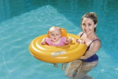 WOWO Bestway 32096 Oranžový Dětský Plavecký Kruh se Sedátkem pro Děti 6-18 Měsíců, Max 15 kg