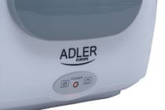 WOWO Adler AD 4474 - Vyhřívaný jídelní box s oddělovací lžičkou, šedý, 1,1l