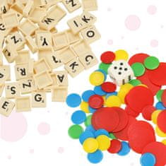 WOWO Edukační Hra ALEXANDER Scriba Vytváření Slov z Písmen pro Děti 8+ let