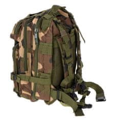 WOWO Taktický turistický batoh s vojenským maskáčovým vzorem, 25L