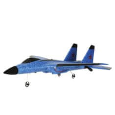 WOWO RC Letoun SU-35 Jet FX820 s Dálkovým Ovládáním - Modrý