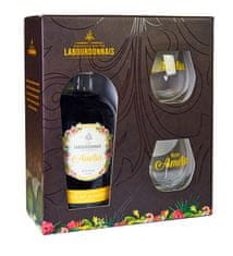 Labourdonnais Labourdonnais Amélia 40% 0,7l + 2x skleničky (hnědá verze)