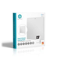 Nedis SmartLife chytrý WiFi infračervený topný panel, 350 W, dálkové ovládání, IP44, bílá (HTIP350WTW)