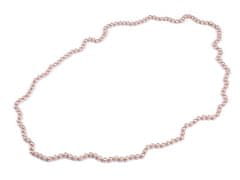 Kraftika 1ks červená perlový náhrdelník dlouhý, retro