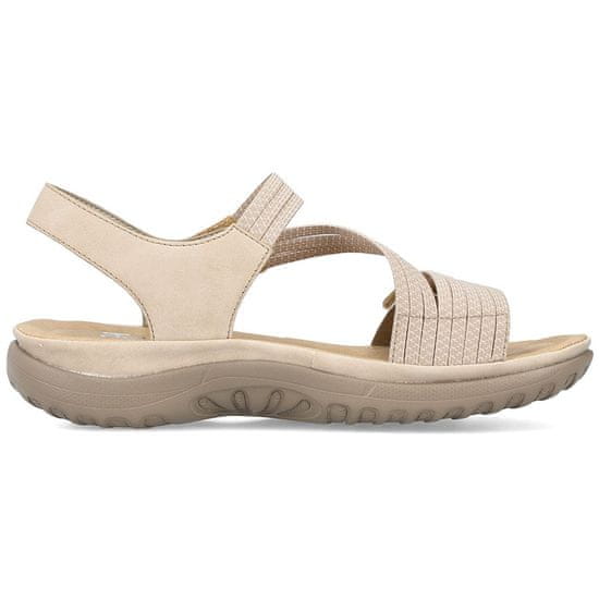 Rieker Pohodlné sandály na suchý zip s gumičkami