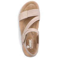 Rieker Pohodlné sandály na suchý zip s gumičkami velikost 39