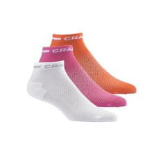 Craft Ponožky CORE Dry Mid 3-pack růžová 40-42