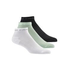 Craft Ponožky CORE Dry Mid 3-pack zelená 34-36