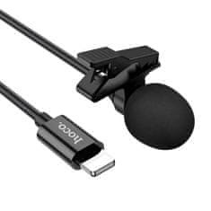 Hoco L14 Lavalier mikrofon Lightning, černý