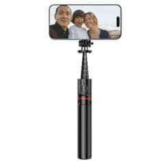 Tech-protect L06S bluetooth selfie tyč se stativem, černá