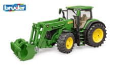 Bruder Farmer - traktor John Deere s předním nakladačem