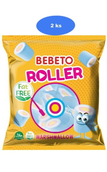Bebeto  pěnové želé Marshmallow Roller 60g (2 ks)