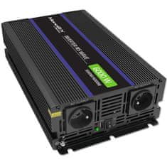 Qoltec Monolith 6000 MS Wave měnič napětí | 12V na 230V | 3000/6000W | USB