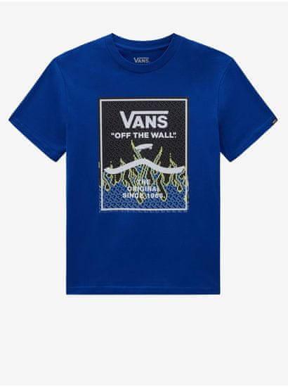 Vans Modré klučičí tričko VANS Print Box 2.0