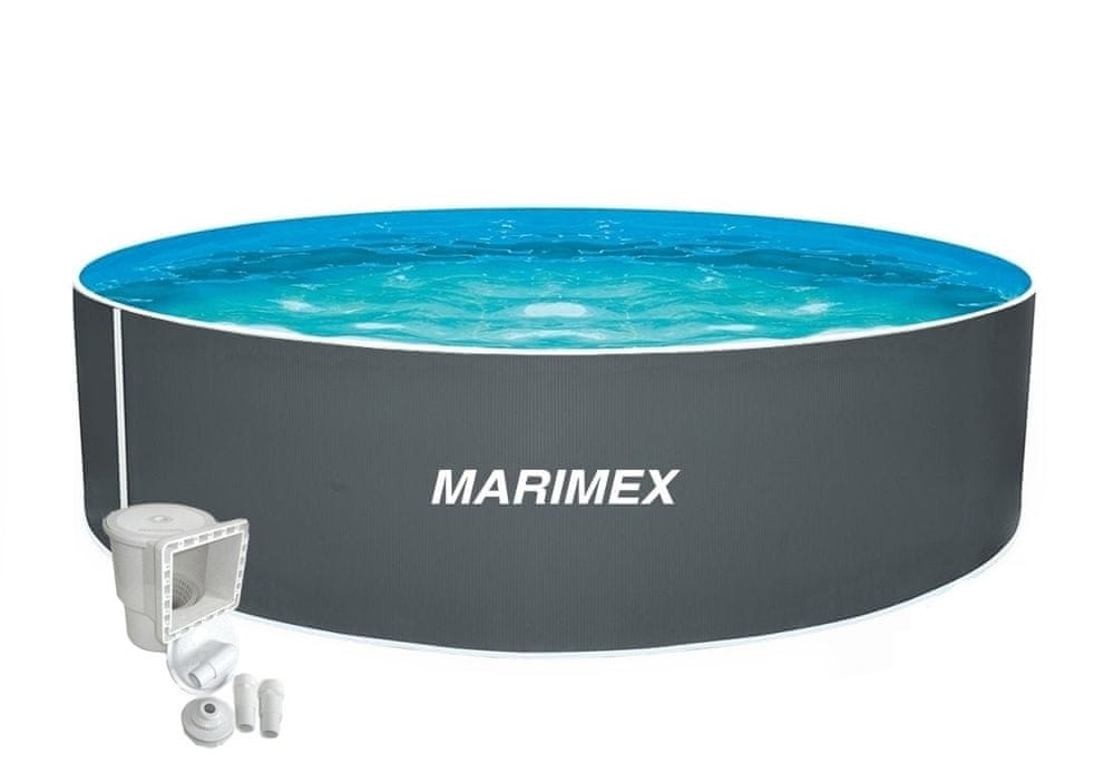 Marimex bazén Orlando 3,66 × 0,91 m - šedý + skimmer