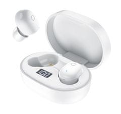Borofone Bezdrátová sluchátka BW06 TWS bílá 76079