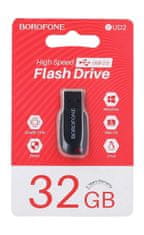 Borofone Flash disk BUD2 32GB černý 108857