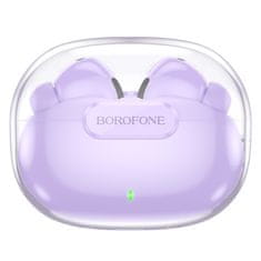 Borofone Bezdrátová sluchátka BW43 TWS fialová