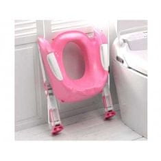 JOKOMISIADA Deska na toaletu pro děti se schůdky, růžové
