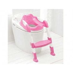 JOKOMISIADA Deska na toaletu pro děti se schůdky, růžové
