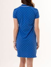 U.S. Polo Assn. Dámské šaty Dot Polo středně modré M