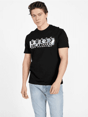 Guess Pánské tričko Mirroko černé XL