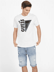 Guess Pánské tričko Eco Rodger bílé XL