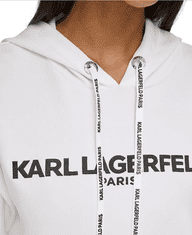 Karl Lagerfeld Dámská mikina Logo-Print bílá XS