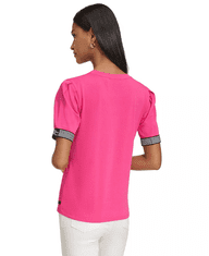Karl Lagerfeld Dámské tričko Round-Neck růžové XS