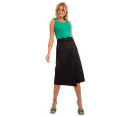 Factoryprice Dámská sukně s kapsami midi CARGO černá EM-SD-B9223.25_406099 M