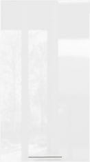 CASARREDO 60HS h. vitrína 2-dveřová VALERIA bk/bílá lesk