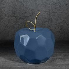 Eurofirany Dekorativní figurka APEL 13x13 Eurofirany jablko tmavě modrá