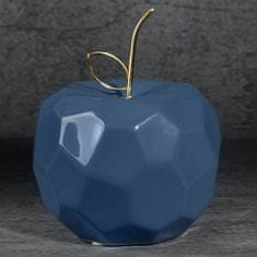 Eurofirany Dekorativní figurka APEL 16x16 Eurofirany jablko tmavě modrá